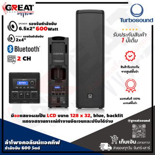 TURBOSOUND iP82 ตู้ลำโพงฟูลเรจน์แบบพาสซีพขนาด 8 นิ้ว 2 ทาง กำลังขับ 600 วัตต์ ตอบสนองความถี่ 70 Hz–18 Hz ±3 dB