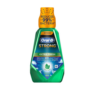 ORAL-B Mouthwash Extra Fresh 500 ml. ออรัล-บี น้ำยาบ้วนปาก เอ็กซ์ตร้าเฟรช 500 มล.