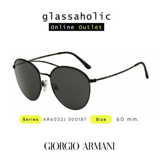 [ลดกระหน่ำ] แว่นกันแดด Giorgio Armani รุ่น AR6032J ทรงนักบิน น้ำหนักเบา ใส่สบาย