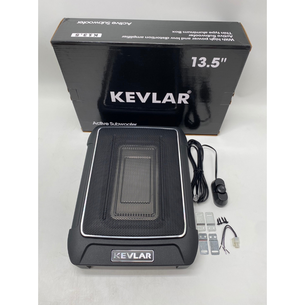 SUBBOX BASSBOX ใต้เบาะ รุ่นอัพเกรด ยี่ห้อ Kevlar  / M Audio เบสบ็อก13.5 นิ้ว เครื่องเสียงรถยนต์ ซัพว