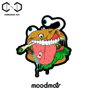 MOODMATS - A. BROOKS "Psychedelic Slider" 8" ยางรองบ้อง แจกันแก้ว Dab Mat