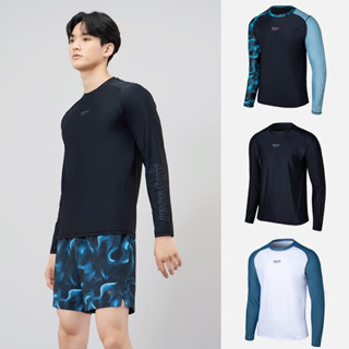 [ผช] เสื้อว่ายน้ำ ชาย แขนยาว ทรงหลวม Abyssal Relax Fit Rashguard Top Barrel แท้ 100%