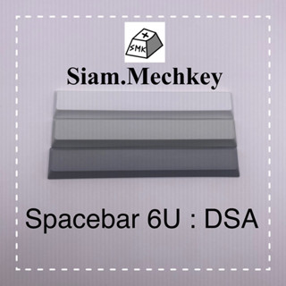 พร้อมส่ง ของแท้ 3สี Spacebar 6U : DSA Profile Keycap คุณภาพดี PBT คีย์แคปเปล่า Mechanical Keyboard