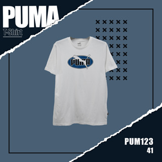 เสื้อยืดเเขนสั้น   PUMA (TSM-PUM-123) ผ้านิ่มใส่สบาย ระบายอากาศดี ใส่ได้ทั้งชายและหญิง