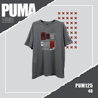 เสื้อยืดเเขนสั้น PUMA (TSM-PUM-125) ผ้านิ่มใส่สบาย ระบายอากาศดี ใส่ได้ทั้งชายและหญิง