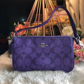 💜👜กระเป๋า#Coach C3308 NOLITA 19 IN SIGNATURE CANVAS