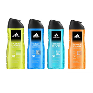 Adidas Team Force Shower Gel อาดิดาส ทีม ฟอซ บอดี้ แฮร์ เฟส ชาวเวอร์เจล250m.l.