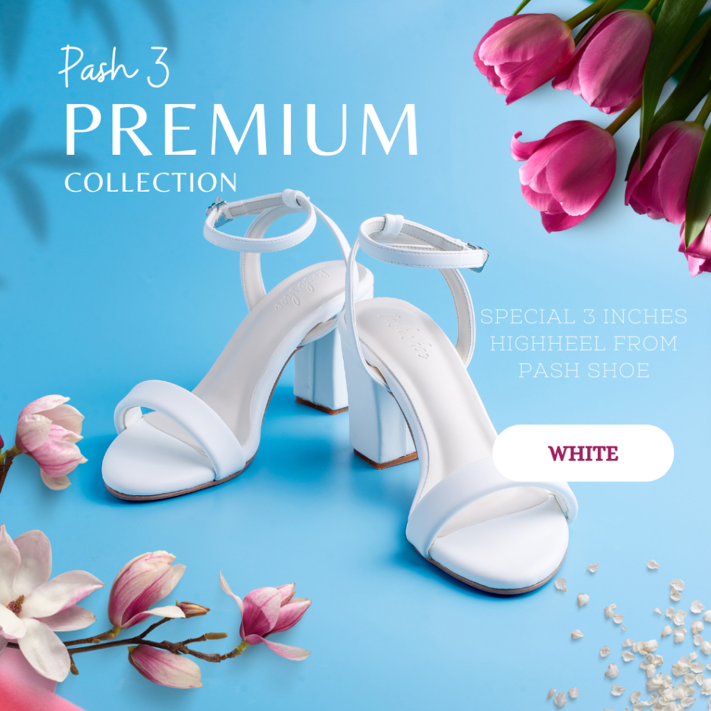 PASH shoe รุ่น PS003 รองเท้าเปิดส้น ส้นสูง 3 นิ้ว ซับหนา 15 มิล ไซส์ 35-43 รองเท้าแฟชั่นผู้หญิง