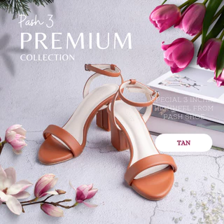 PASH shoe รุ่น PS003 รองเท้าเปิดส้น ส้นสูง 3 นิ้ว ซับหนา 15 มิล ไซส์ 35-43 รองเท้าแฟชั่นผู้หญิง