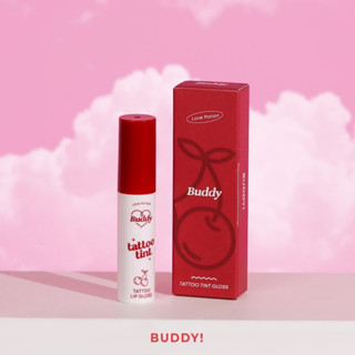 NEW! ส่งฟรี ลิปแทททูทิ้นท์ BUDDY TATTOO TINT 3g