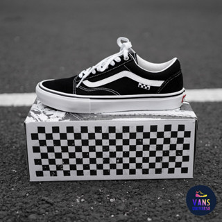 [ของแท้ ส่งฟรี จากไทย] VANS SKATE OLD SKOOL - BLACK/WHITE