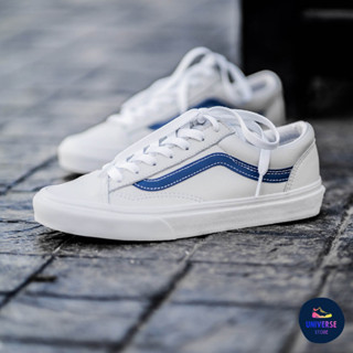 [ของแท้ ส่งฟรี จากไทย] VANS STYLE 36 "LEATHER POP" BLUE