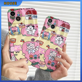 💲คูปองเคลม💲เคสไอโ case for iphone 11 12 จิ้งจอกน้อยน่ารัก เคส 14 13 12 11 pro max ได้รับการปกป้องอย่างเต็มที่และทนทาน