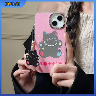 💲คูปองเคลม💲เคสไอโ case for iphone 11 12 ลูกแมวบวกจี้ เคส 14 13 12 11 pro max การป้องกันเต็มรูปแบบ ทนทาน