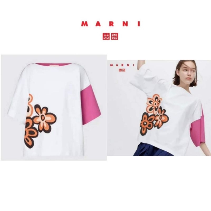 Uniqlo x Marni Graphic Oversized Boxy Short-Sleeve T-Shirt