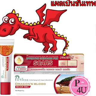 Puricas dragons blood scar gel เพียวริก้าส์ ดราก้อนบลัด 8g 20g