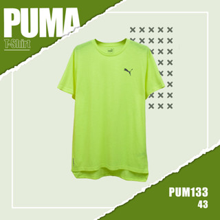  เเขนสั้น   PUMA (TSM-PUM-133 ผ้านิ่มใส่สบาย ระบายอากาศดี ใส่ได้ทั้งชายและหญิง