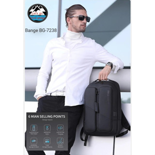 Bange Large Capacity USB backpack กระเป๋าใส่โน๊ตบุ๊ค15.6 " รุ่นBG-7238