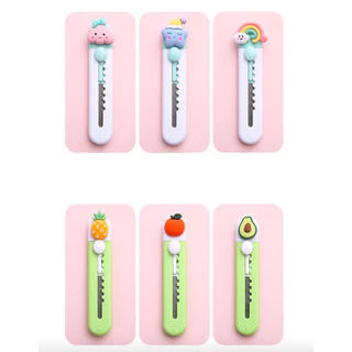 ☘️พร้อมส่ง | ถูก☘️【 คัตเตอร์ 】 มีดคัตเตอร์ เครื่องเขียน คัตเตอร์น่ารัก คัตเตอร์จิ๋ว อุปกรณ์ สำนักงาน