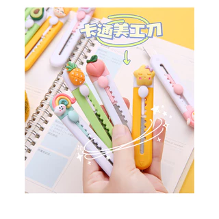 ☘️พร้อมส่ง | ถูก☘️【 คัตเตอร์ 】 มีดคัตเตอร์ เครื่องเขียน คัตเตอร์น่ารัก คัตเตอร์จิ๋ว อุปกรณ์ สำนักงาน