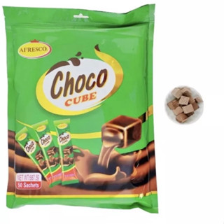 ช็อกโกแลตคิวบ์(Choco cube) 1 ห่อใหญ่ บรรจุ 50 ซอง