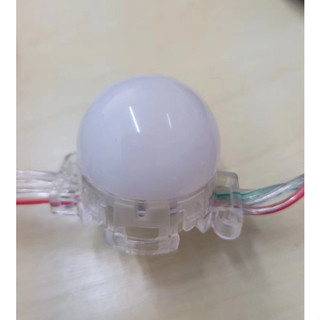 LED ไฟปิงปองครึ่งวงกลม Full color ฟูลคัลเลอร์ สีรุ้ง  1w 12v 1พวง มี 30 ดวง  (ราคาเฉลี่ยตกชิ้นละ 20บ.)