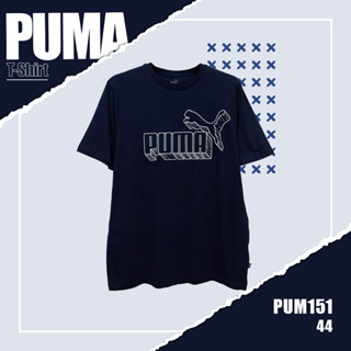 เสื้อยืดเเขนสั้น   PUMA (TSM-PUM-151) ผ้านิ่มใส่สบาย ระบายอากาศดี ใส่ได้ทั้งชายและหญิง