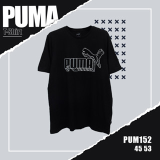  เเขนสั้น   PUMA (TSM-PUM-151) ผ้านิ่มใส่สบาย ระบายอากาศดี ใส่ได้ทั้งชายและหญิง