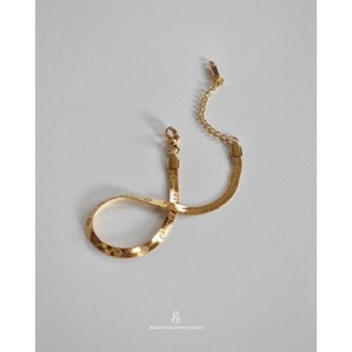 Bright and Shine - GOLDEN BONE BRACELET (18 cm.)