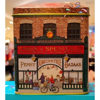 M&amp;S 🇬🇧 Penny Bazaar Shortbread 230g. มาพร้อมกระป๋องเหล็กน่ารัก