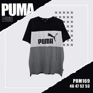  เเขนสั้น   PUMA (TSM-PUM-169) ผ้านิ่มใส่สบาย ระบายอากาศดี ใส่ได้ทั้งชายและหญิง