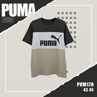 เสื้อยืดเเขนสั้น   PUMA (TSM-PUM-170) ผ้านิ่มใส่สบาย ระบายอากาศดี ใส่ได้ทั้งชายและหญิง