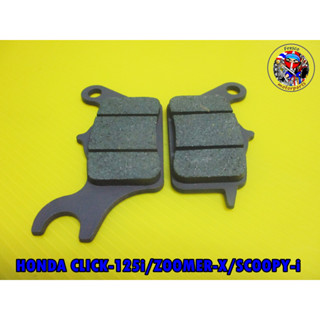 ผ้าดิสเบรค HONDA CLICK-125i ปี 2012-2018/SCOOPY/ZOOMER-X ปี 2012 DISC BRAKE PADS