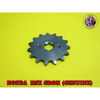 สเตอร์หน้า HONDA MSX125 GROM125 (GENUINE) FRONT SPROCKET  15T