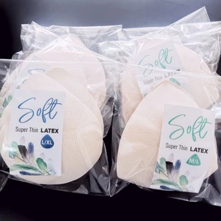 ฟองน้ำเสริมอก ผสมน้ำยางพารา รุ่น Soft Super Thin