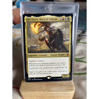 การ์ด MTG Syr Gwyn, Hero of Ashvale Magic the gathering EDH รุ่น ELD สภาพ Nm