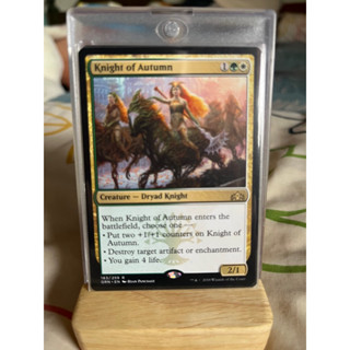 การ์ด MTG Knight of Autumn Magic the gathering EDH รุ่น GRN สภาพ Nm