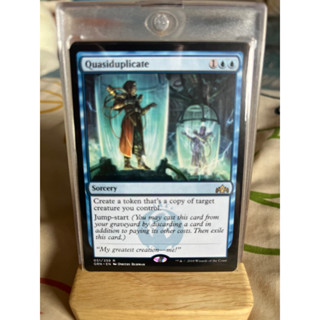 การ์ด MTG Quasiduplicate Blue Magic the gathering EDH รุ่น GRN สภาพ Nm