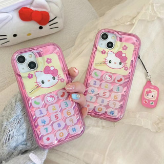 ❤️จัดส่งภายใน24ชม❤️เคสไอโฟน สำหรับ 11 14 for iPhone 13 12 Pro Max Soft Case hello kitty ป้องกันการตก เคสนิ่ม เคสโทรศ