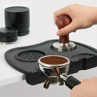 ยางรองแทมเปอร์ ยางรองกดกาแฟ ยางรองโต๊ะกดกาแฟ แผ่นยางรองแทมเปอร์ Coffee Tamper Mat