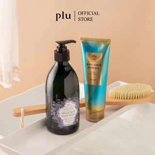 [PLU BRIGHT SET] PLU BODY SCRUB INTENSIVE 200G + PRESTIGE SPA SCRUB BODY WASH 500G