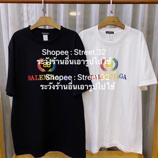 Street.32 เสื้อยืดแขนสั้น สกรีนลาย งานไทยคุณภาพดี ไม่มีตะเข็บข้าง Ba logo Collor