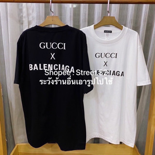 Street.32 เสื้อยืดแขนสั้น งานไทยคุณภาพดี สกรีนลาย ไม่มีตะเข็บข้าง Ba x Gu