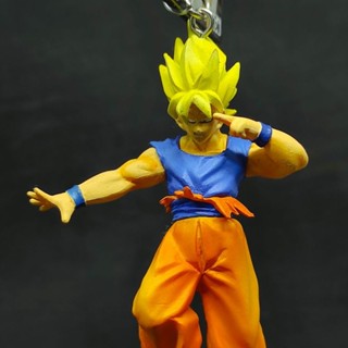 🇯🇵🐲⚽ Dragonball ดราก้อนบอล พวงกุญแจ โกคู ซุปเปอร์ไซย่า ว๊าป Super Saiyan Goku Warp Keychain