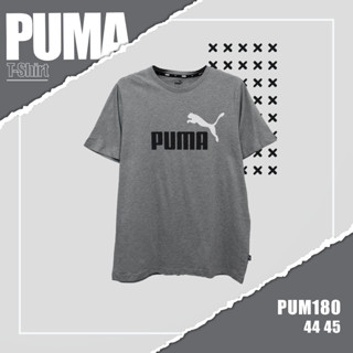 เสื้อยืดเเขนสั้น   PUMA (TSM-PUM-180) ผ้านิ่มใส่สบาย ระบายอากาศดี ใส่ได้ทั้งชายและหญิง