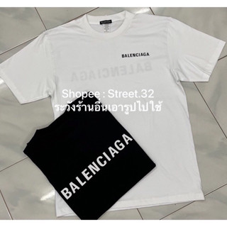 Street.32 เสื้แยืดแขนสั้น สกรีนลาย งานไทย ไม่มีตะเข็บข้าง ถ่ายจากรูปสินค้าจริง Ba