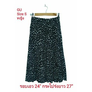 GU✌กระโปร่งและกางเกงมือสองสำหรับผู้หญิง Size S