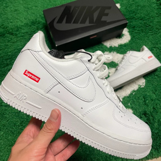 🇰🇷Nike x Supreme Air Force 1 Low White CU9225-100 -พรีออเดอร์ - preorderoppa