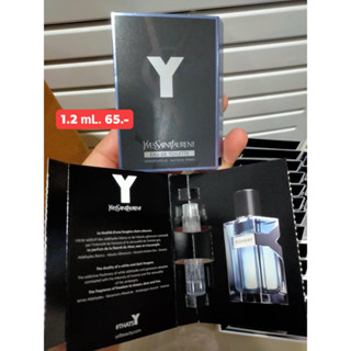 1.2ml หัวสเปรย์ น้ำหอม ผู้ชาย ของแท้ 100 % YSL YVES SAINT LAURENT  Y EDT สำหรับ ชายหนุ่ม ความคิดสร้างสรรค์