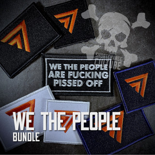 ตัวรีดติดเสื้อ ตัวรีดลายปัก อาร์มปัก โลโก้ของพรรคก้าวไกล We The People Patch Bundle